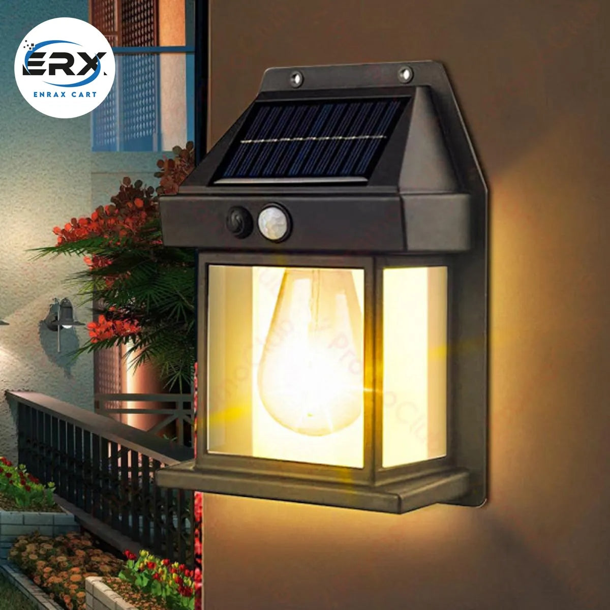 Solar Tungsten Filament Waterproof Lamp For Outdoors