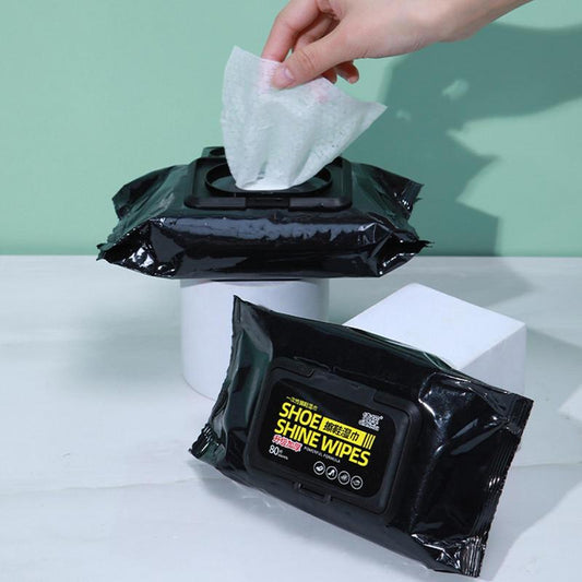Disposable Shoe Cleaning Wipes (80 Wipes In 1 Packet)