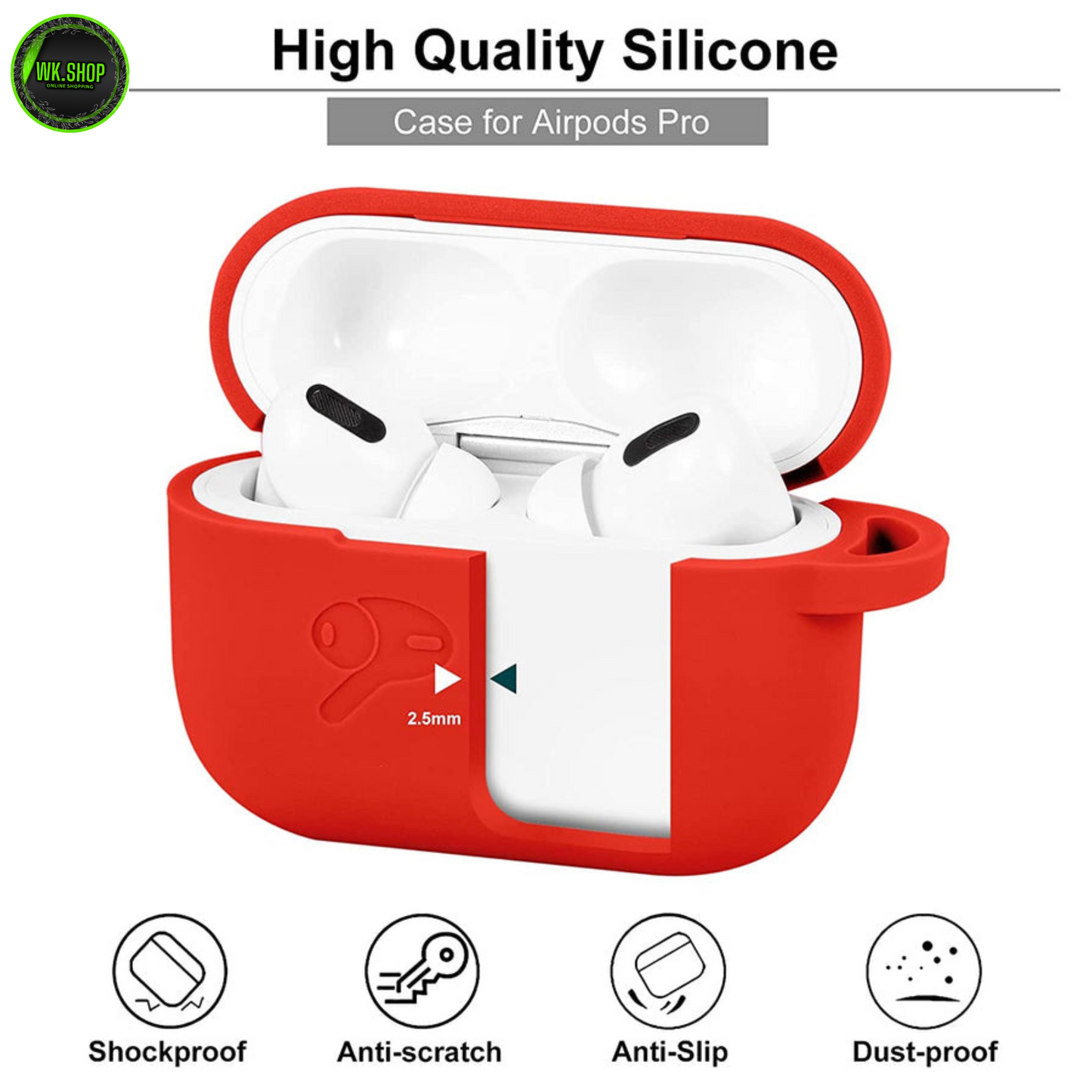 Airpods_Pro Protective Silicon case/